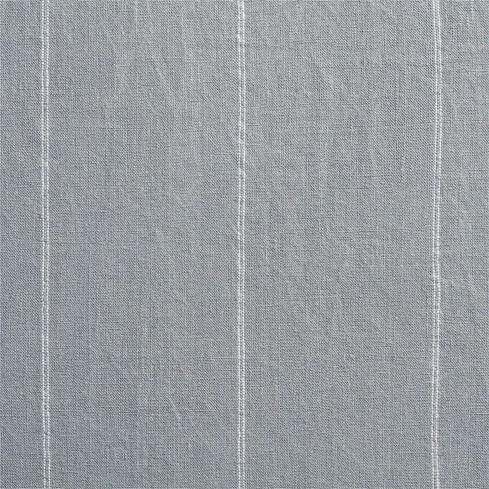 Crate&Barrel Linen Blackout Curtain Panels – Set of 2 – Mist Blue Pinstripe NWT